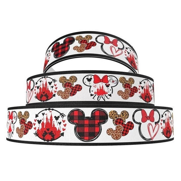 Mickey Mouse Wired Ribbon - Etsy