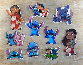 Lilo and Stitch Resins | Flat Back Planar Resin | Scrump Angel Lilo Resins | Perfect for Embellishing any Project