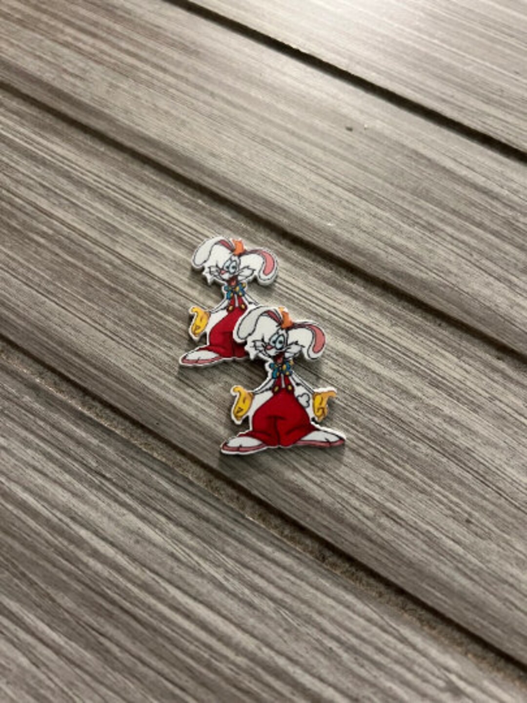 Roger Rabbit Inspired Flat Back Planar Resin Hair Bow Center Scrapbook ...