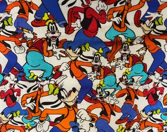 Tela Goofy 100% algodón cortada a medida Tela de collage Disney