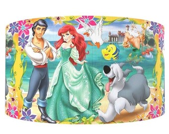 ディズニー リトルマーメイドリボン 1インチと1.5インチ 高品質