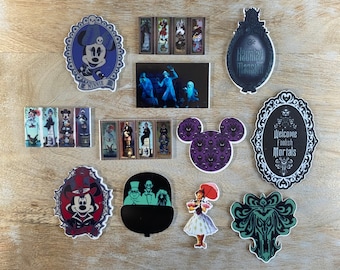 Disney Haunted Mansion Resin Flat Back Planar Resin Hair Bow Center Embellishment Scrapbooking Embellishment Doom Buggy Ghost