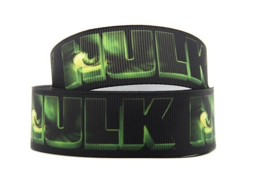 The Incredible Hulk Ribbon 1 High Quality Grosgrain Ribbon by the Yard ...