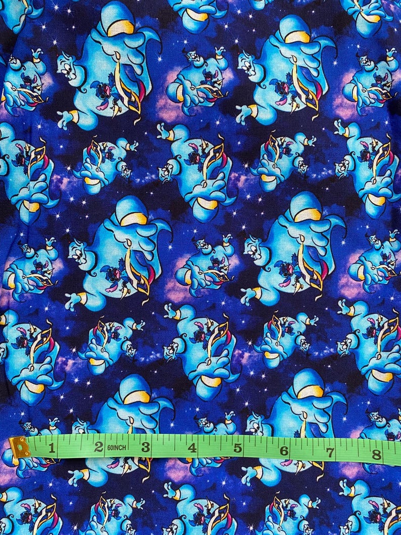 Disney Aladdin Fabric 100% Cotton Fabric Fat Quarter Tumbler Cuts Fat ...