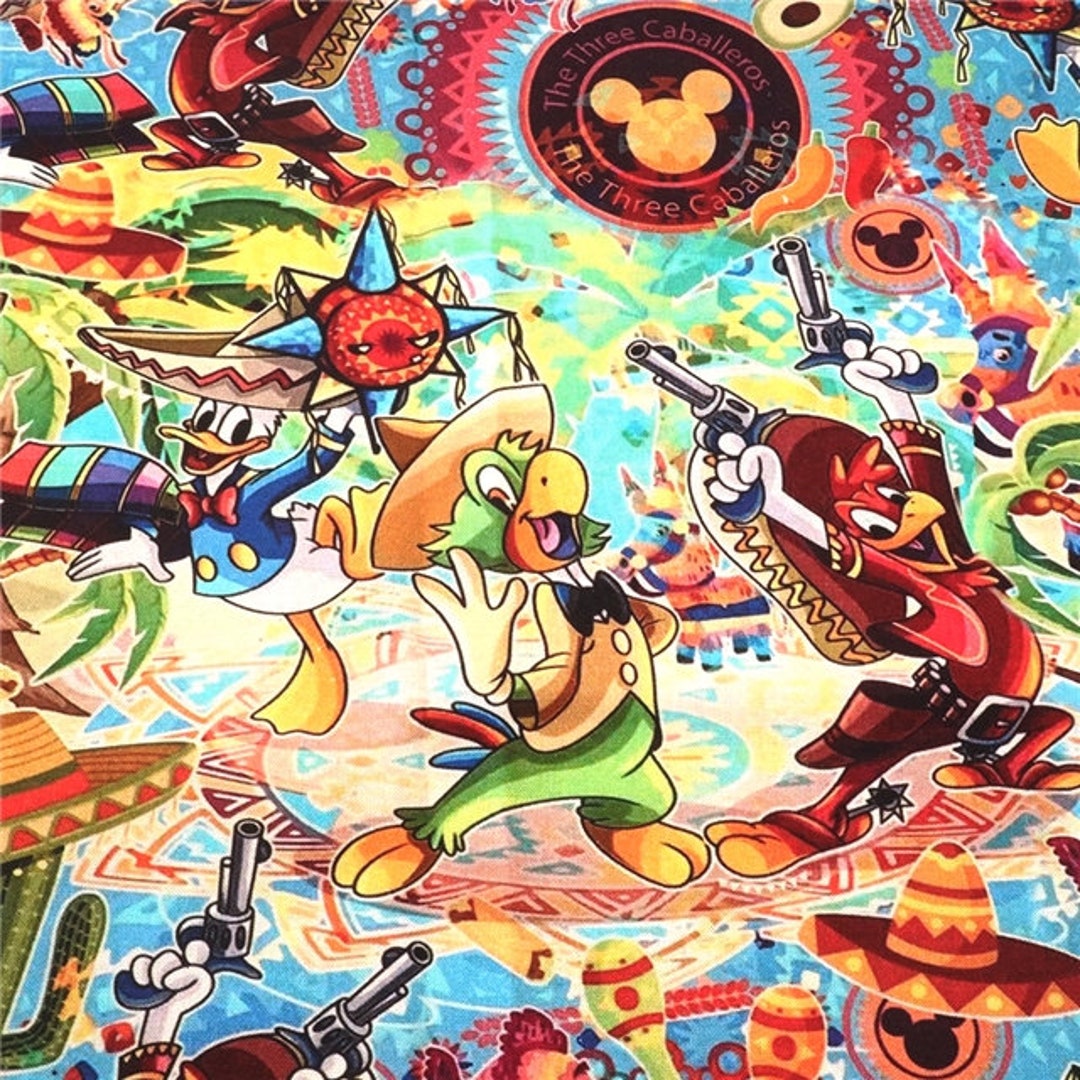 love.donald.duck0526⭐️FATHER羽織袴＆海兵SET Disney Three Caballeros Fabric 100% Cotton Fabric Fat Quarters