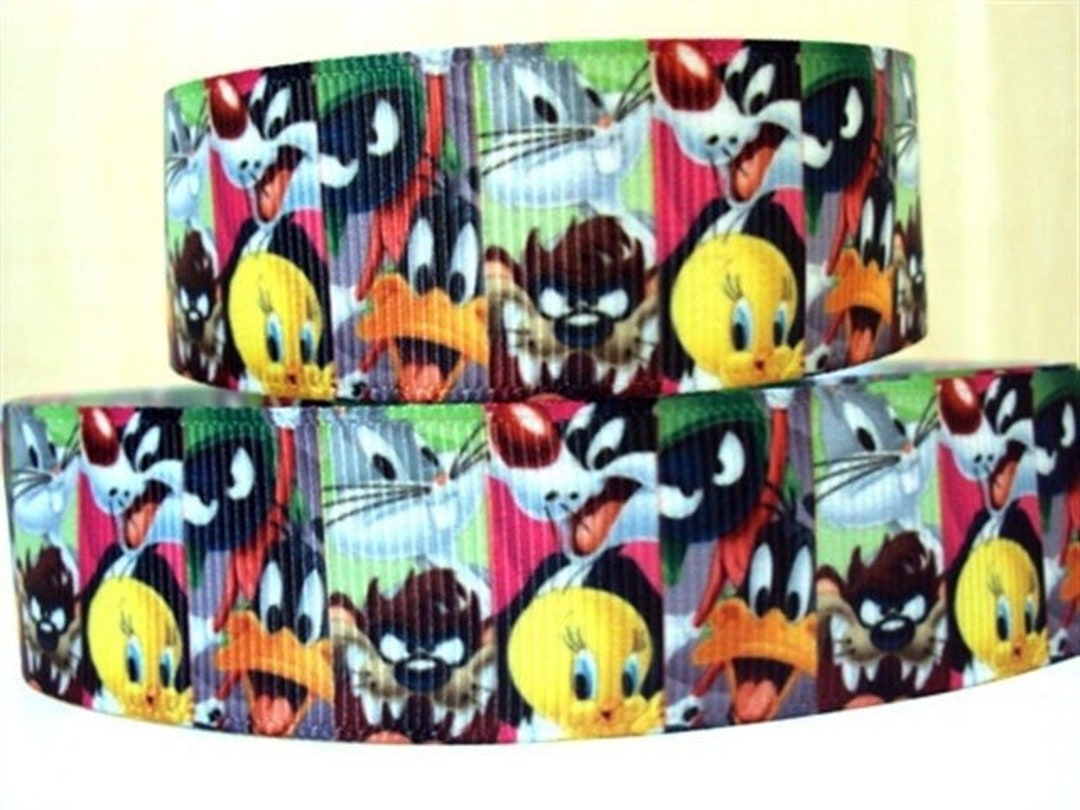 High the Yosemite Sam in the 1 Etsy Daffy Looney by Marvin Martian Bunny - Grosgrain Bugs Online Duck India Quality Ribbon Tunes Buy Yard Ribbon More