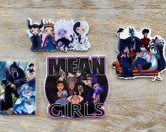 Disney Villains Resins | Flat Back Planar Resin | Maleficent Evil Queen Cruella De Vil Ursula and More | Perfect for Embellishing