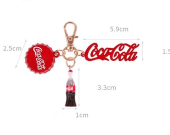 Coke Keychain | Key Chain Car Accessory Ornament | Coca Cola