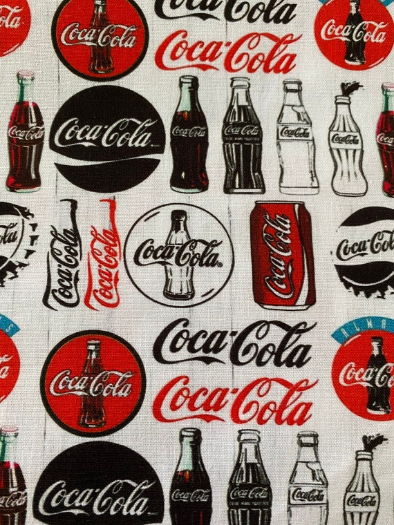 Coke Fabric 100% Cotton Fabric by the Yard Soda Pop Coke Fabric Coca Cola  Fabric - Etsy Ireland