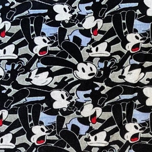 Disney Oswald Fabric 100% Cotton Fabric by the Yard Classic Disney Oswald Lucky Rabbit