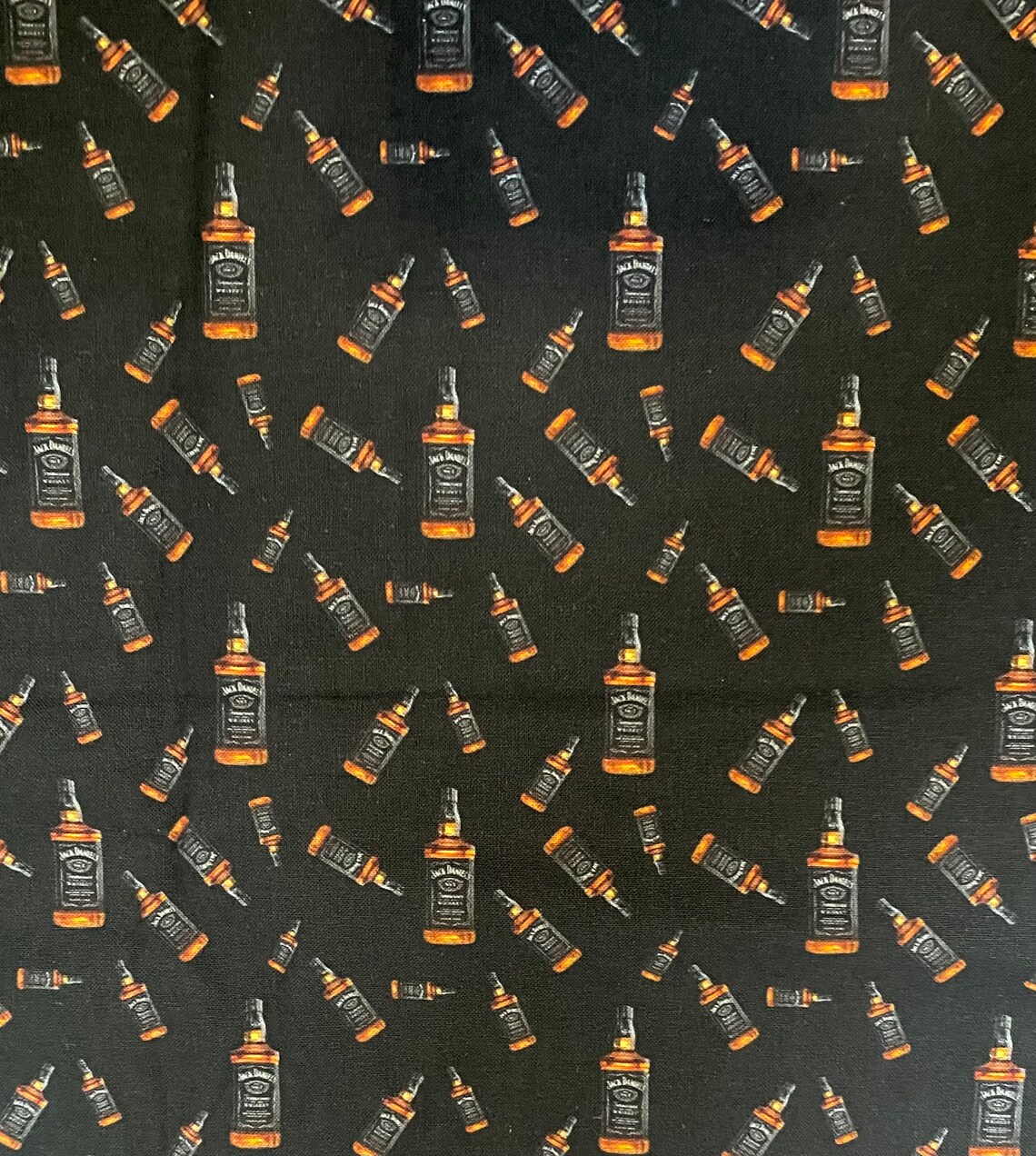 Jack Daniels inspired 100 Cotton Fabric by the Yard Etsy