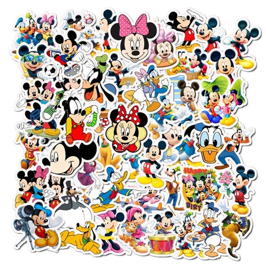 Disney Mickey Mouse and Friends Sticker Pack Water Resistant