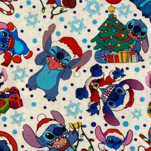 Bộ vải 100% cotton chất lượng cao của Disney Stitch sẽ đem đến cho bạn sản phẩm đồ vật trang trí hoàn hảo trong mùa giáng sinh sắp tới. Hãy sử dụng để tạo ra những tác phẩm thật sự độc đáo và đặc biệt cho ngôi nhà của bạn.