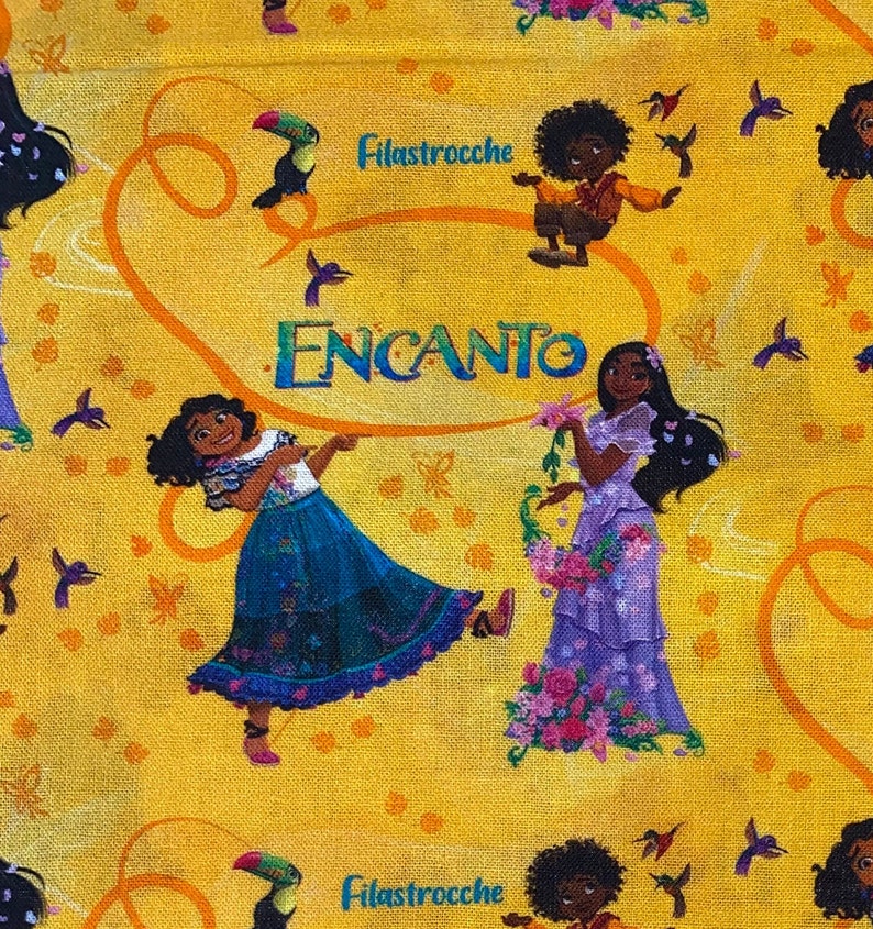 Disney Encanto Fabric 100 Cotton Fabric by the Yard Mirabel Etsy