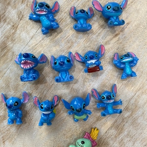 3D Stitch Cabochons | Great for Embellishing Cupcakes DIY Projects and so Much More! Hard 3D Soft Glue Figures Figurines