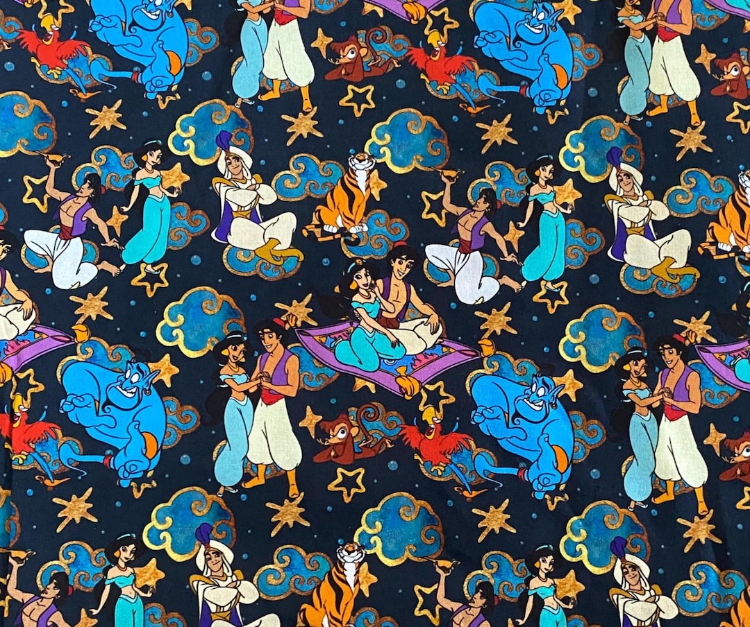 Disney Aladdin Jasmine Cotton Fabric Fat Quarter – FQ F8 Tumbler