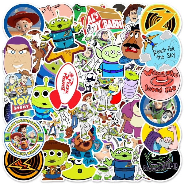 Toy Story 3 Stickers Pack | Water Resistant | Laptop Water Bottle | Decoration | Scrapbooking | Journaling Jesse