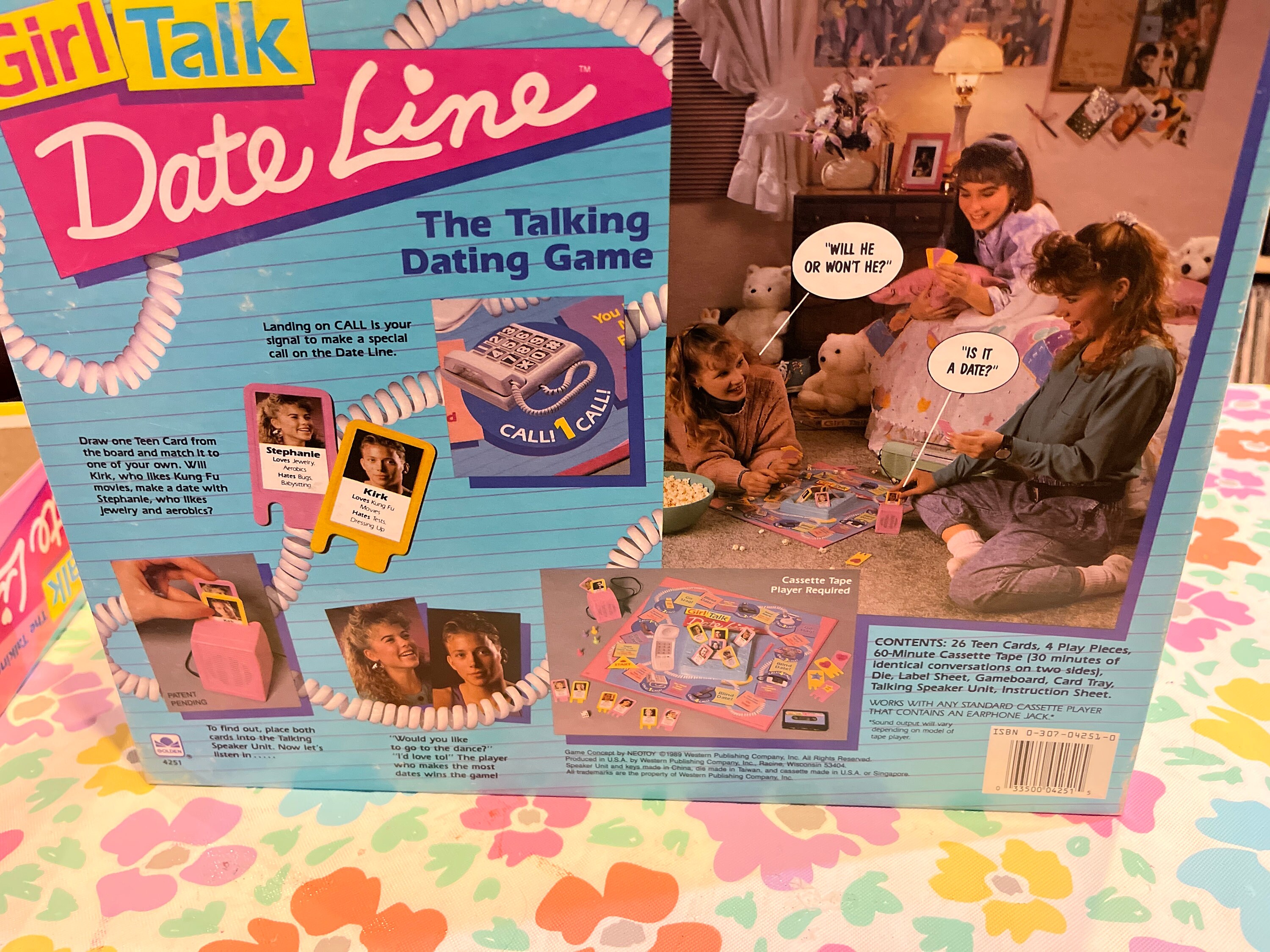Vintage Girl Talk Date Line Board Game Dateline 1980s. Etsy