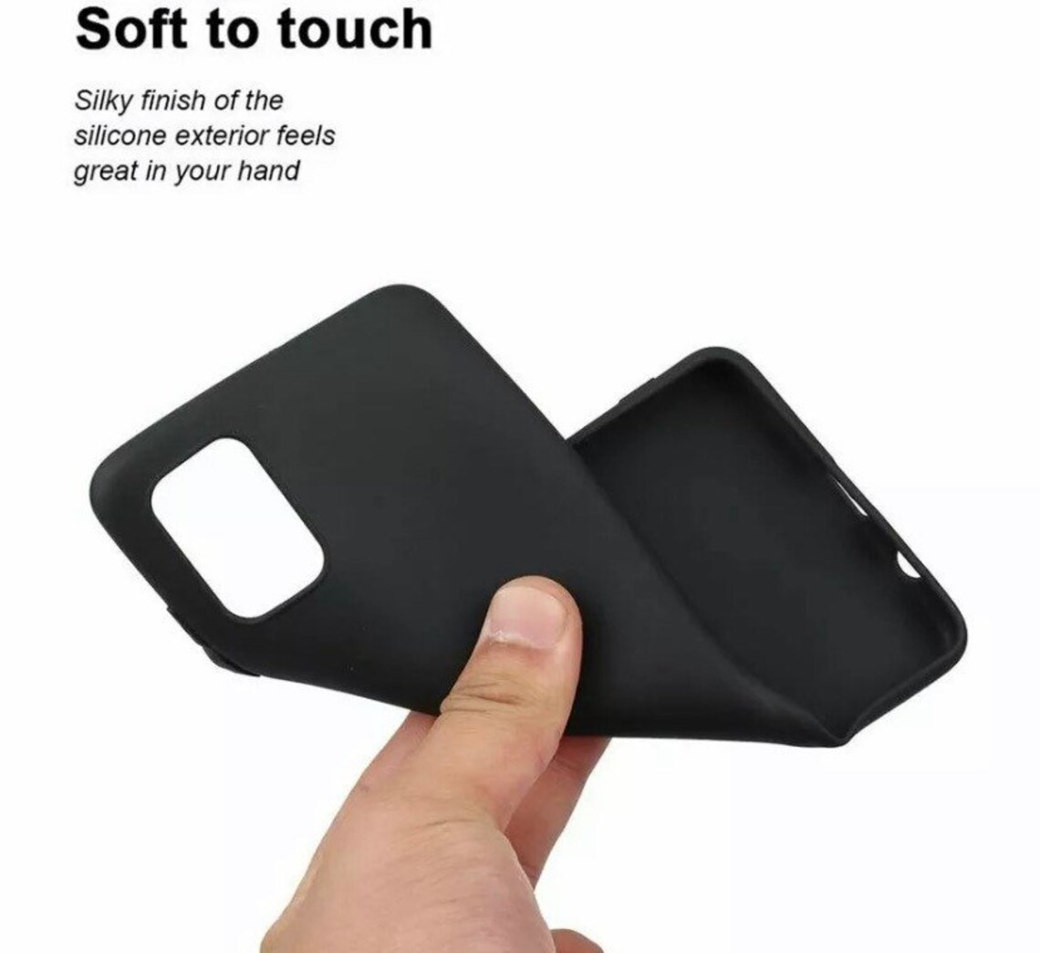 Black Coloured Matte Phone Case For Apple iPhone 12/ 11/ XR/ Etsy