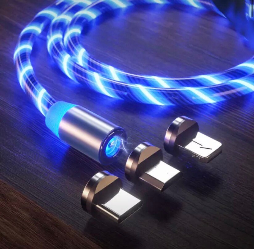 3 in 1 LED Fast Charging USB Cable Phone Charger Etsy