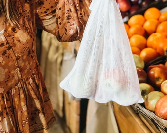 100% Cotton Mesh Produce Bag Set