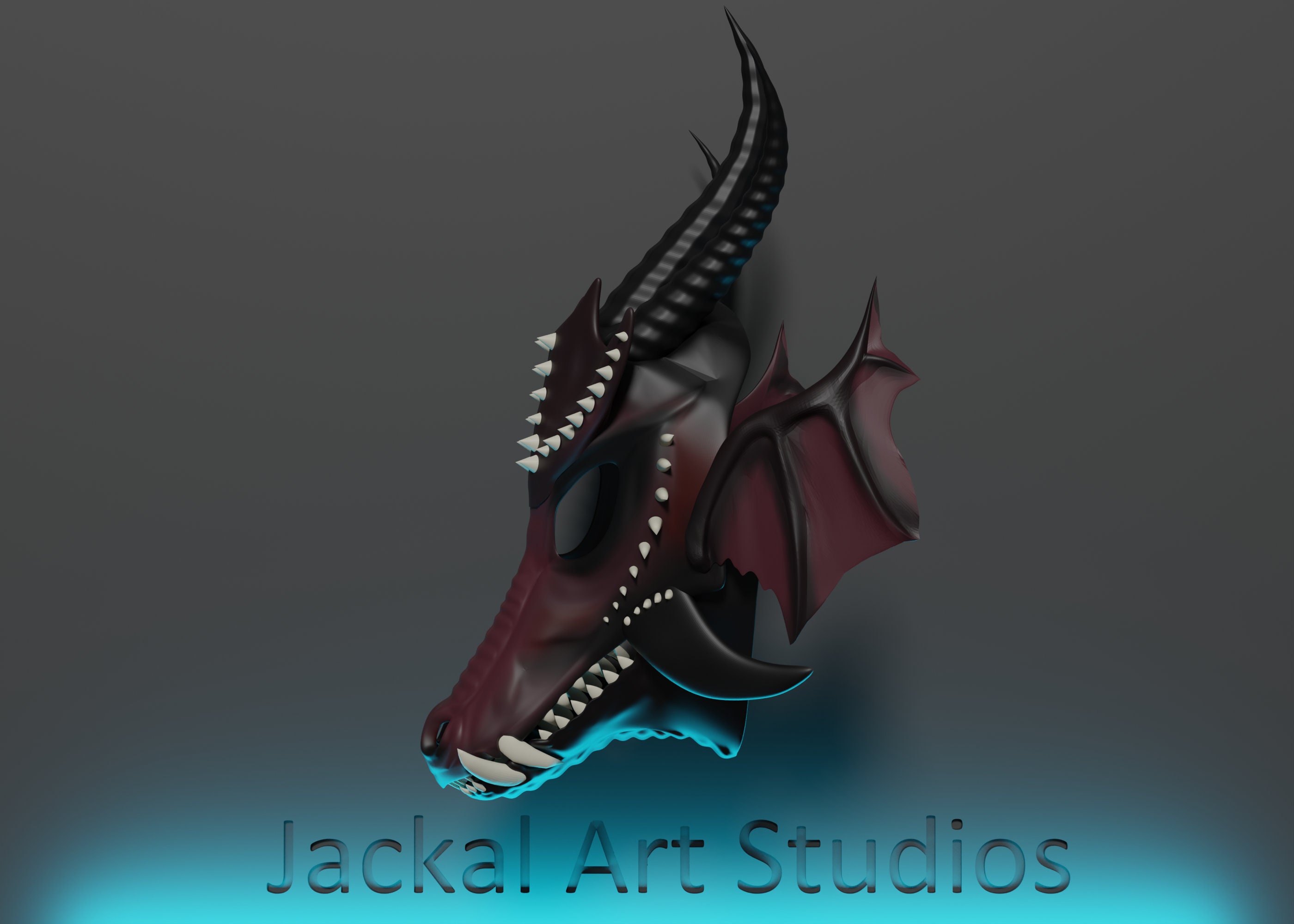 Red Dragon Mask Etsy