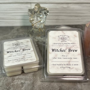 soy wax melts, witches brew, Witch, Witchy wax melts, witch wax melts, coffee wax melts
