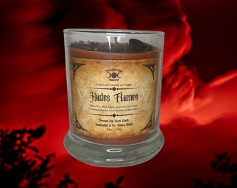 Hades Flames, Hades, Hades Candle, King Of The Underworld, Lucifer, Soy Blend Candle, Underworld Candle, Hades Deity Offering