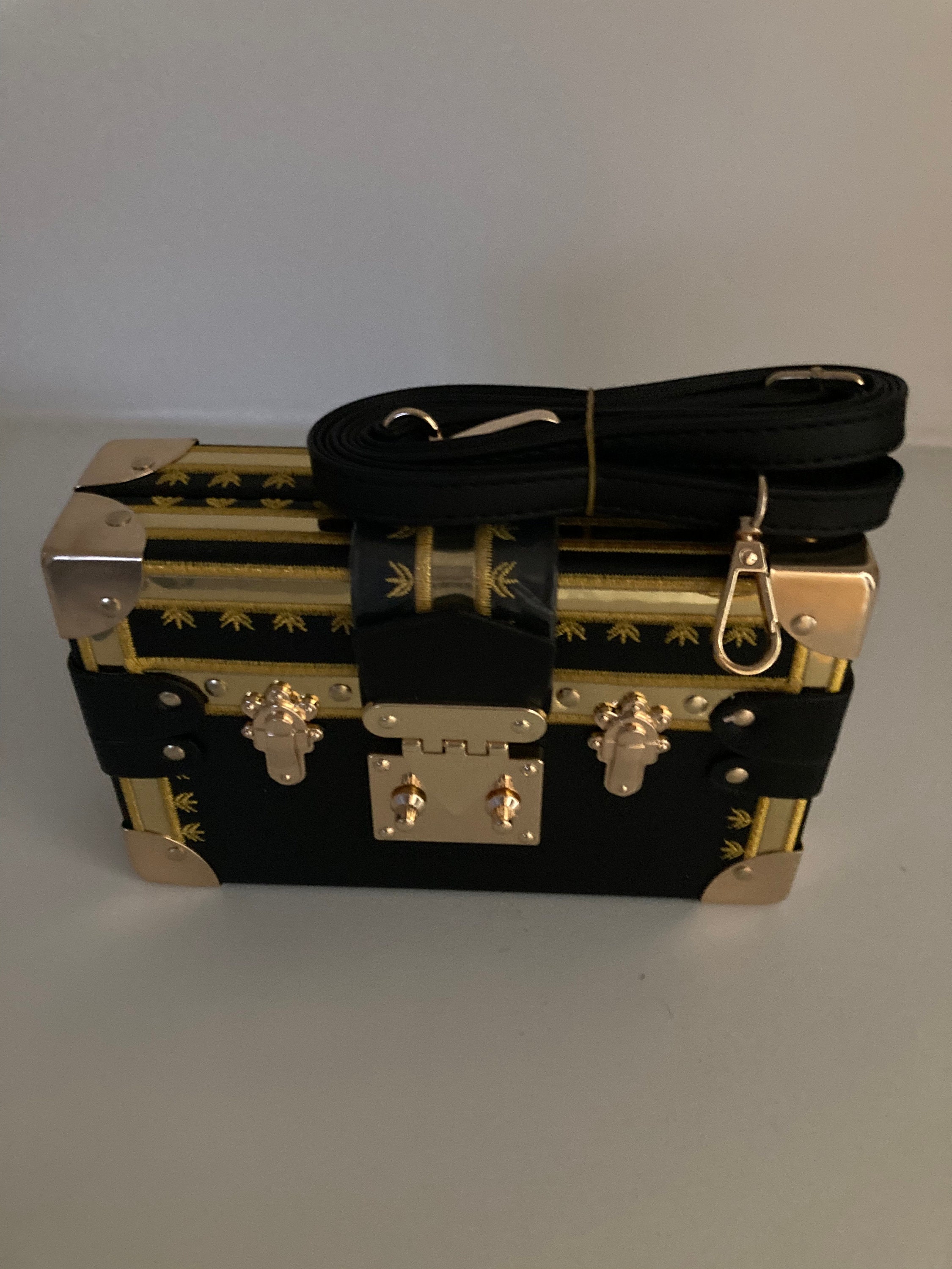 Luxury crossbody box bag PU leather small square flap Etsy