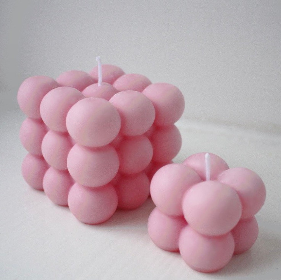 Set of 2 Bubble Candles Etsy