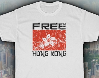 Free Hong Kong T-Shirt (China, Anti-Communism, Conservative, Republican)