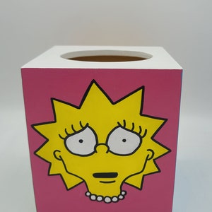 Lisa and Bart Tissue Box Cover