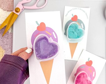 Instant Download Printable - Class Valentine - “You MAKE Class 2 Scoops Sweet” design