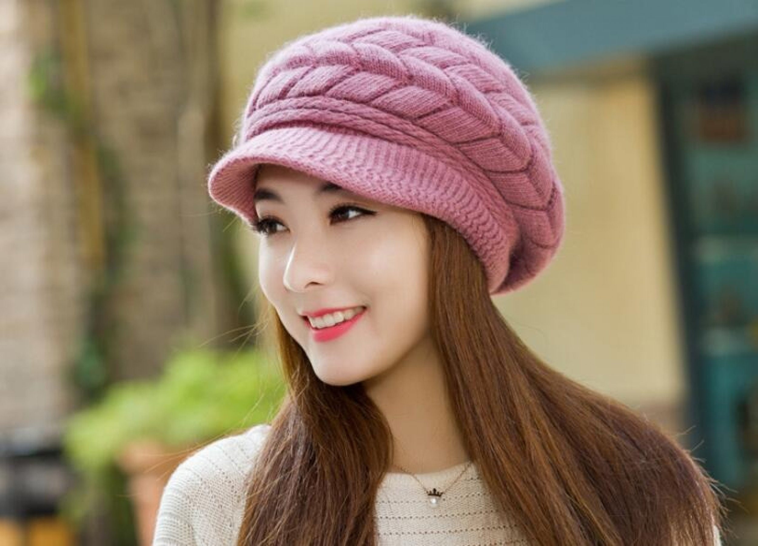 Knitted Hat Women Winter Hats for Women Ladies Beanie Girls Etsy