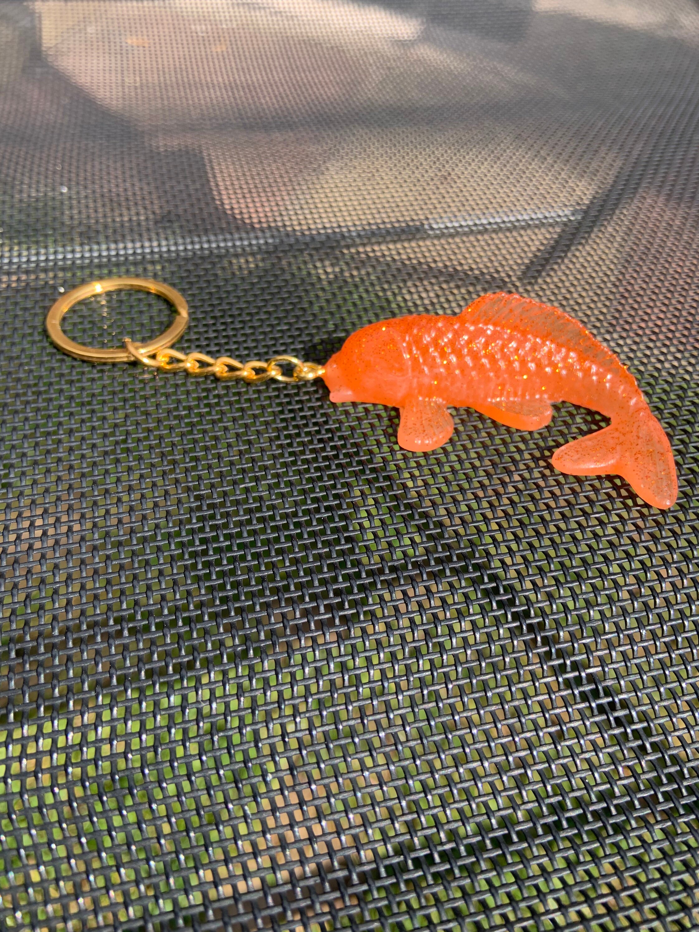 Koi Fish Key Ring Etsy