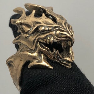 Shambler Bronze Demon Fantasy Cosplay Ring
