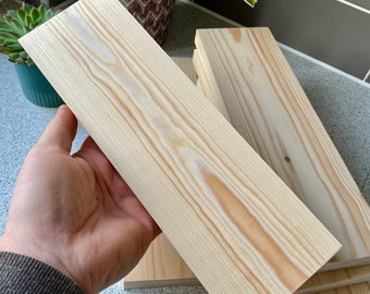 Unpainted Pine Sign Blanks 9.5cm Width – Wood Craft Blanks for Stencil, Painting & DIY Projects