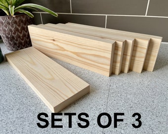 Sign Blanks, 9.5cm Widths of Wood for Crafters, Unpainted Plain Wooden Blank, 20mm Pine Blanks, Rectangle Blank,  Blanks for Crafting,