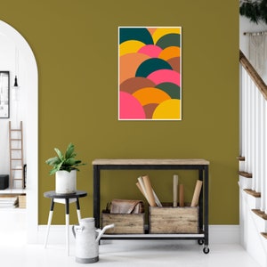 Sweet Surrender: Candy-Inspired Abstract Wall Art - Framed or Poster - Elevate Your Space - Art for the Kitchen - Gameroom Art - Nursery Art
