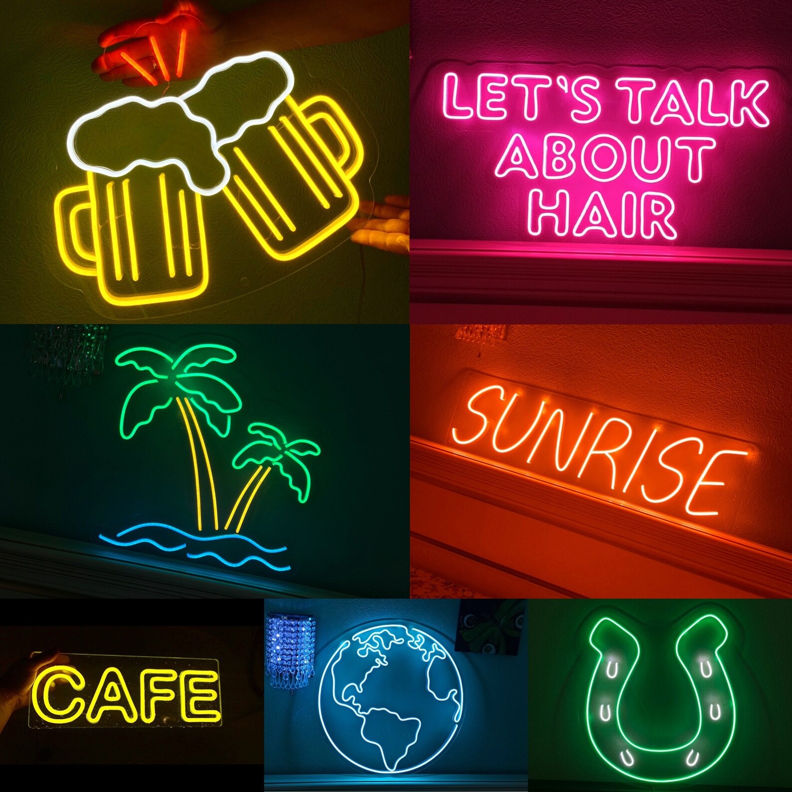 Personalized Kid Name LED Neon Sign, Custom Neon Light - Etsy