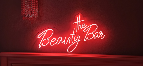 Custom Beauty Name Salon Neon Sign, Beauty Name Neon Light Sign, Lash Room Neon  Wall Light, Beauty Business Light up Sign 