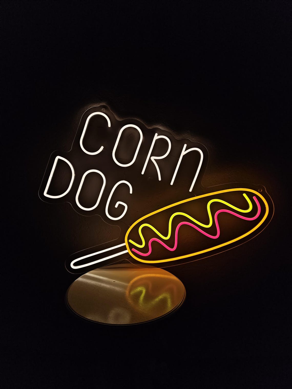 Corn Dog LED Neon Sign, Fast Food Decor - Etsy