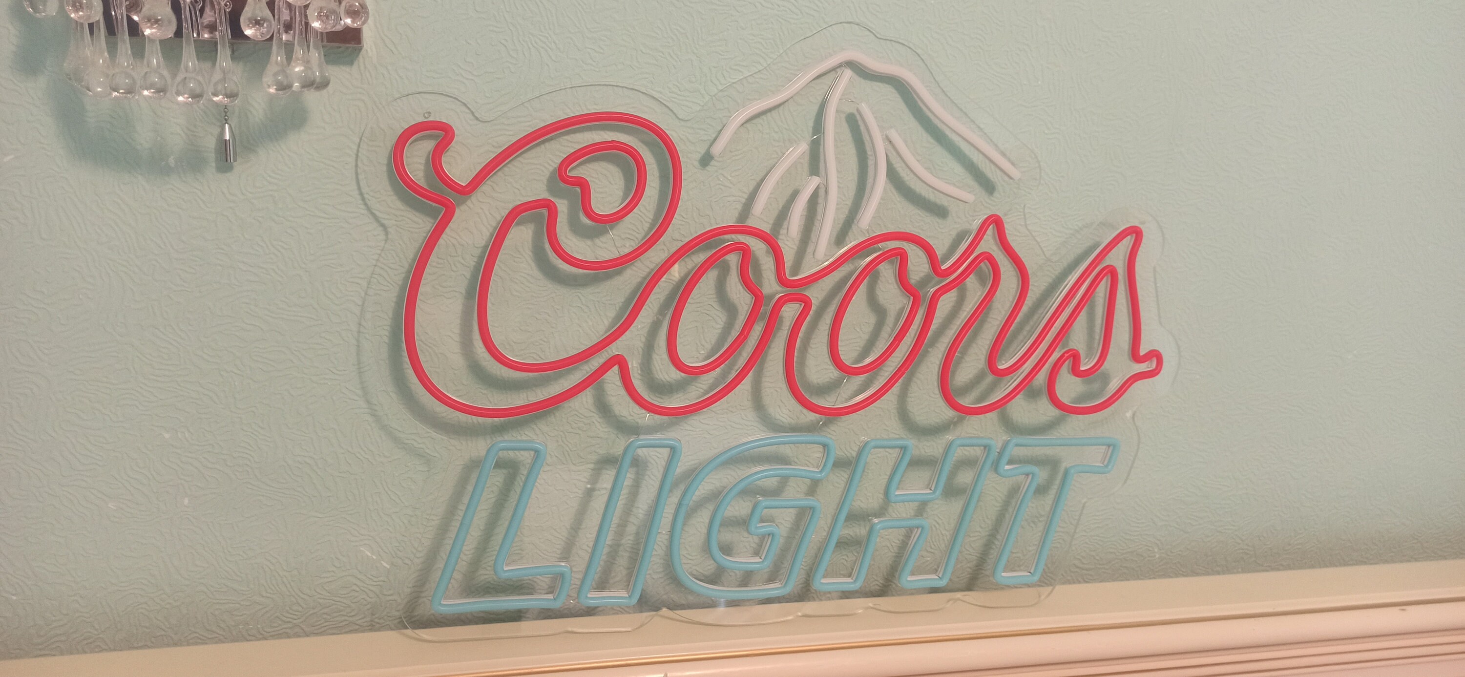 Coors Light Neon Sign, Coors Neon Light, Custom Beer Neon