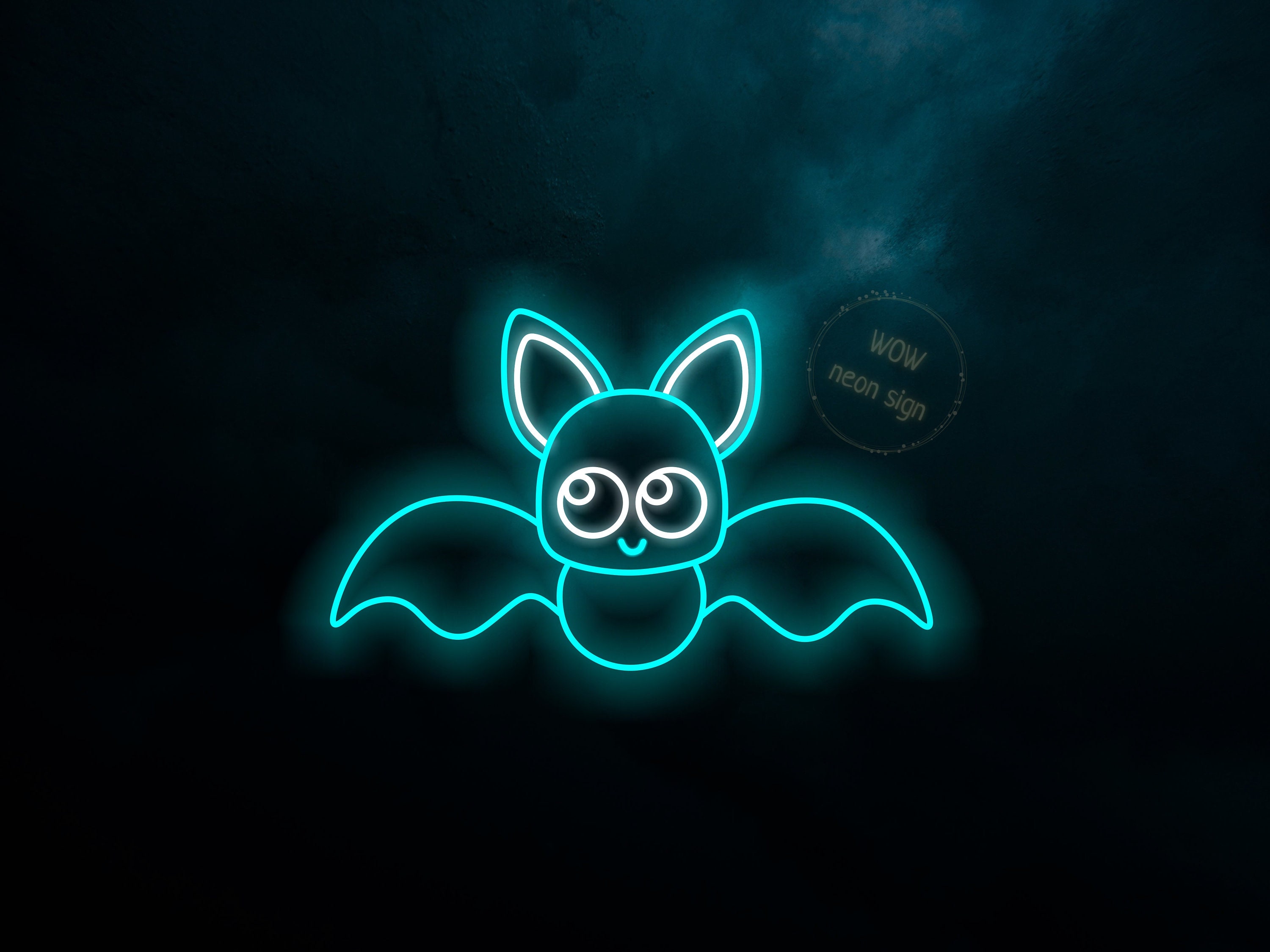 Cute Bat LED Neon Sign, Home Decor Light - Etsy