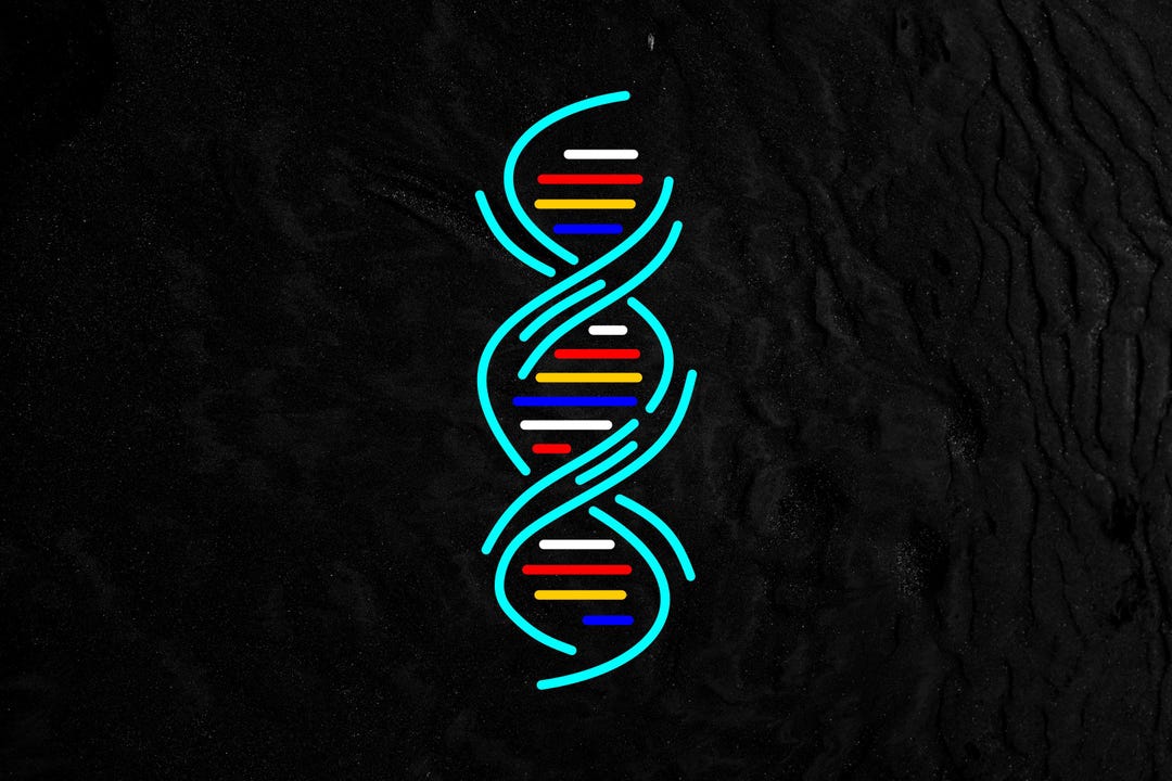 DNA Double Helix Neon Sign, Science Decor, Biology Student Room Decor ...