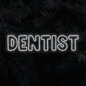 Dentist neon sign, Dental clinic neon sign, Dentist graduation light gift, Dentist office led decor