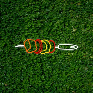 Barbecue-spies Grill LED-neonverlichting — BBQ-neonverlichting op maat | Restaurant, bar, foodtruck en buitenkeuken wanddecoratie