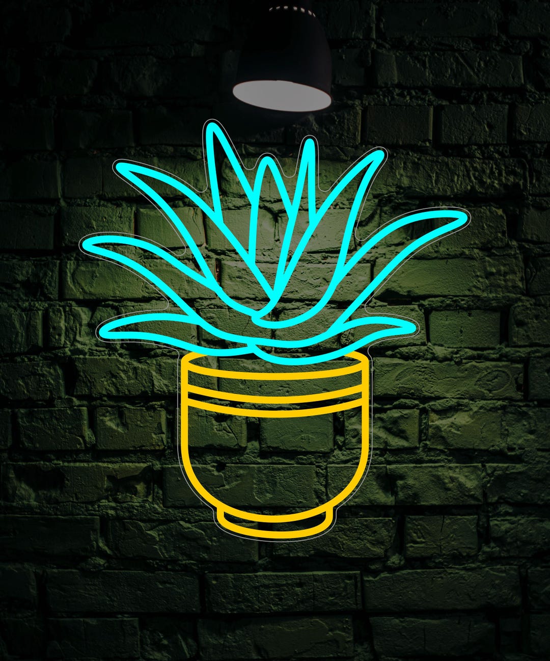 Blue Agave LED Neon Sign – Plant Lover Home Decor - Etsy