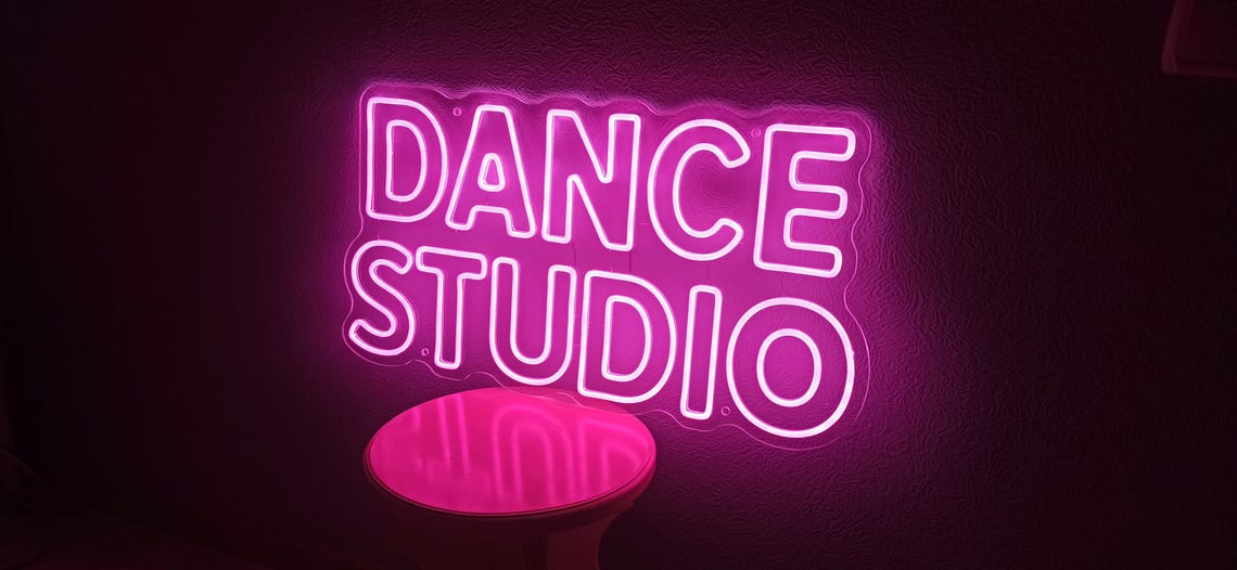 Dance Studio LED Neon Sign, Custom Dance Teacher Gift - Etsy