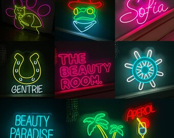 Aperol Spritz LED Neon Schild - Dimmbare Bar Dekoration Für Hausbar & Restaurant | Personalisierbares Neonlicht